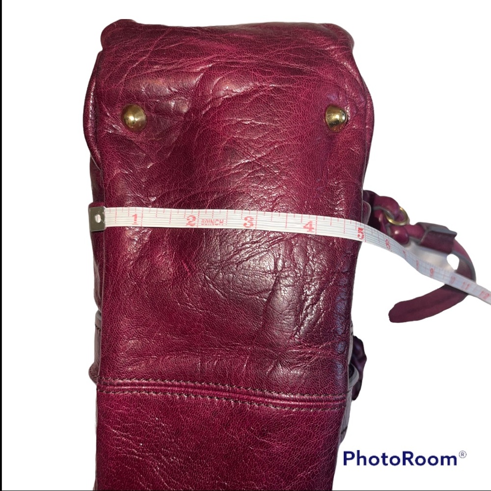 Chloé leather shoulder bag. Purple leather - Picture 10 of 17